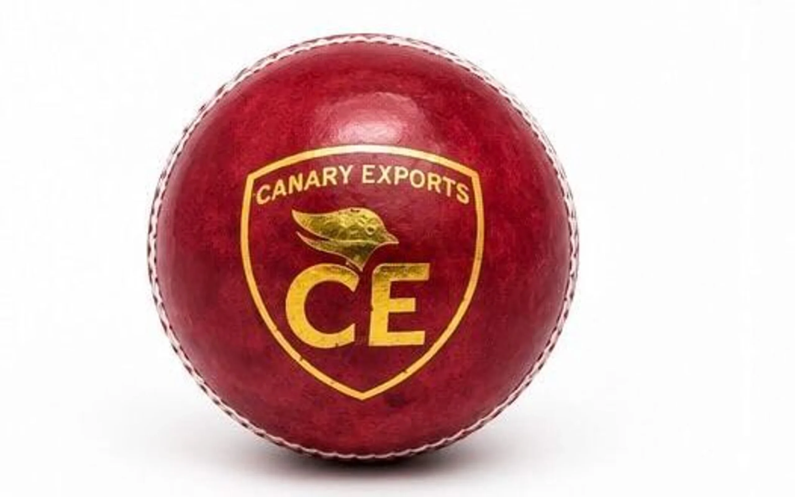CANARY EXPORTS Red Leather Cricket Balls for Match & Practice Cricket Leather Ball (Standard, Pack of 2, Red) - Image 2