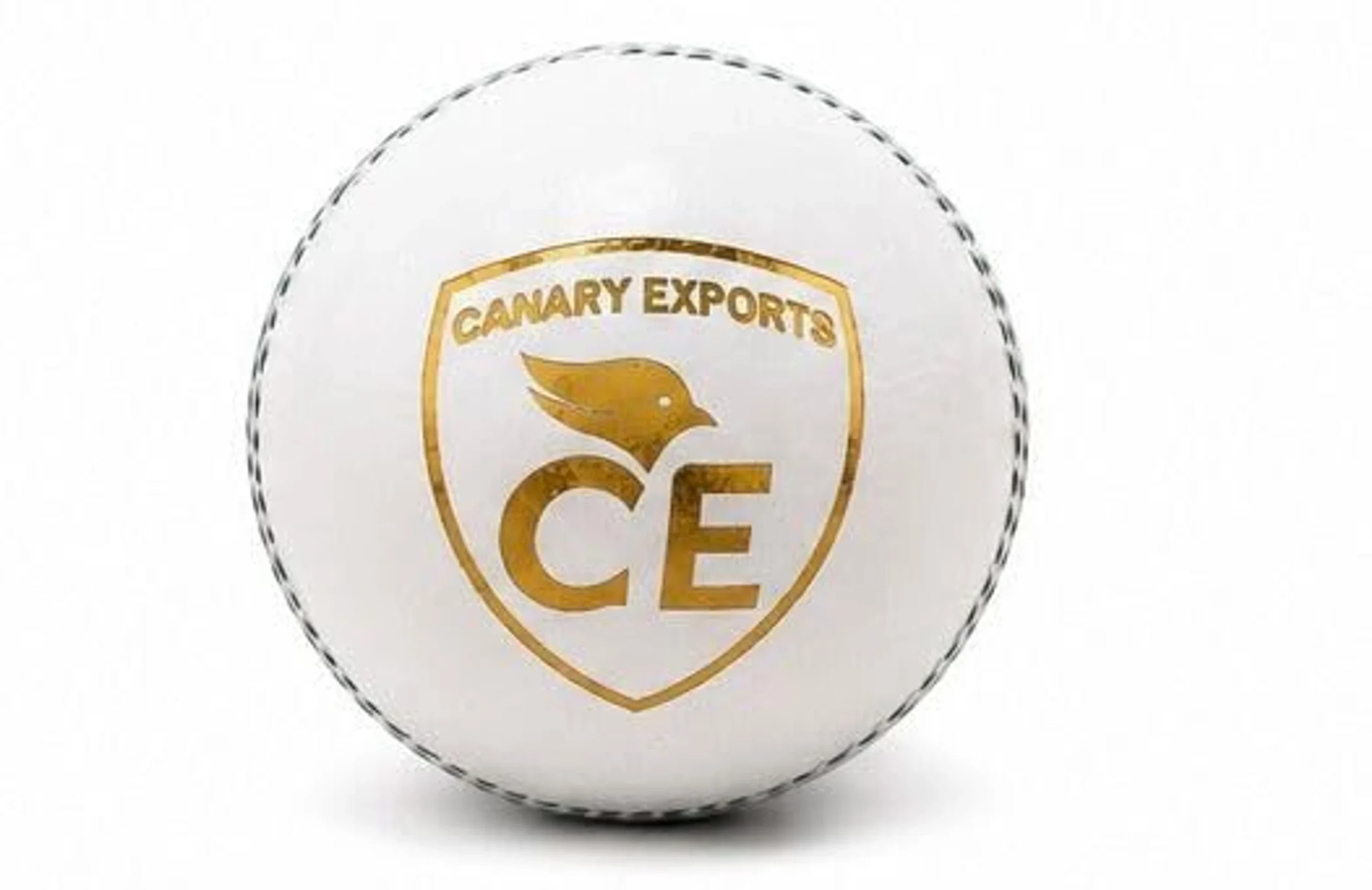 CANARY EXPORTS Junior White Cricket Ball for Kids Practice Training School & Academy Play Cricket Leather Ball (Standard, Pack of 1)
